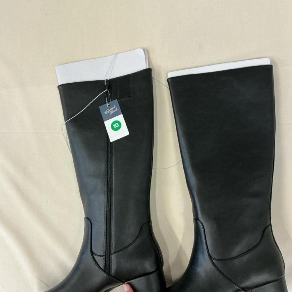 Black knee-high boots by Universal Thread in size 10